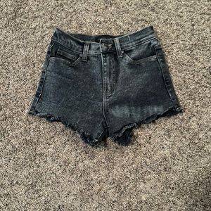 Kendall + Kylie black jean shorts
